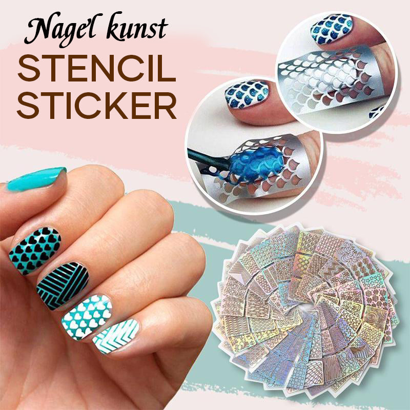 Nail stencil on sale